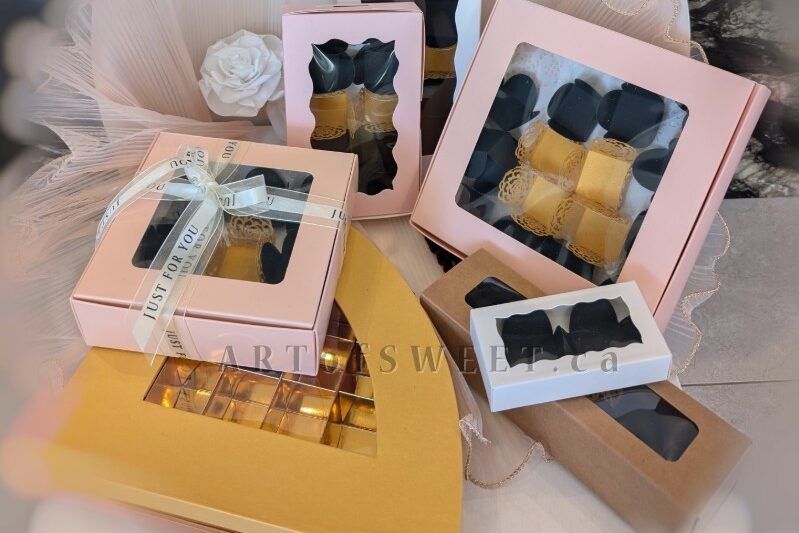 Bird's Milk Cake Candy Boxes