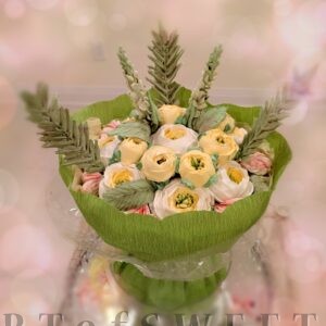 A perfect gift of marshmallow flowers